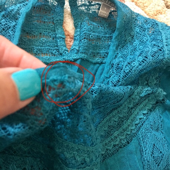 Anthropologie Danielrainn Boho blouse small - Picture 3 of 9